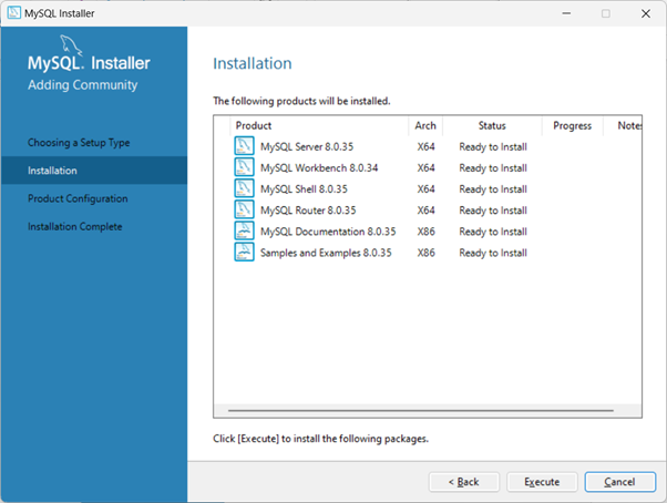 MySQL Installer2